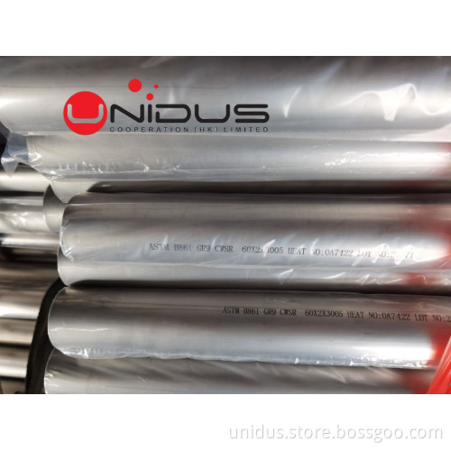 ASTM B861 Grade 9 Titanium Tube